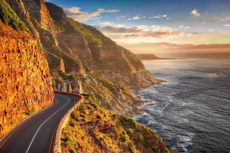 Küstenstraße in Südafrika