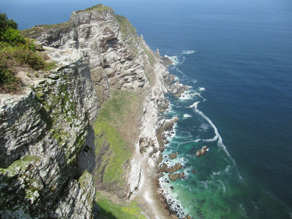 Kap der guten Hoffnung Blick auf Klippen