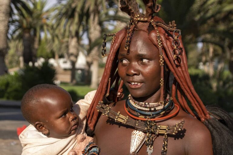 Swakopmund Frau mit Kind