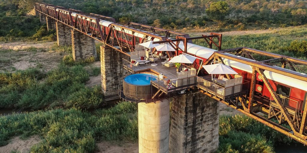 Kruger Shalati Hotel on a Bridge